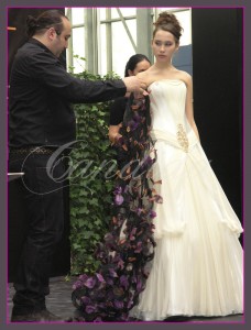 wiązanka ślubna pokaz florystyczny w Moskwie