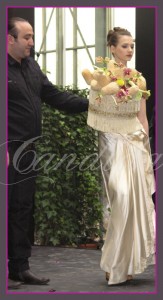 wiązanka ślubna pokaz florystyczny w Moskwie